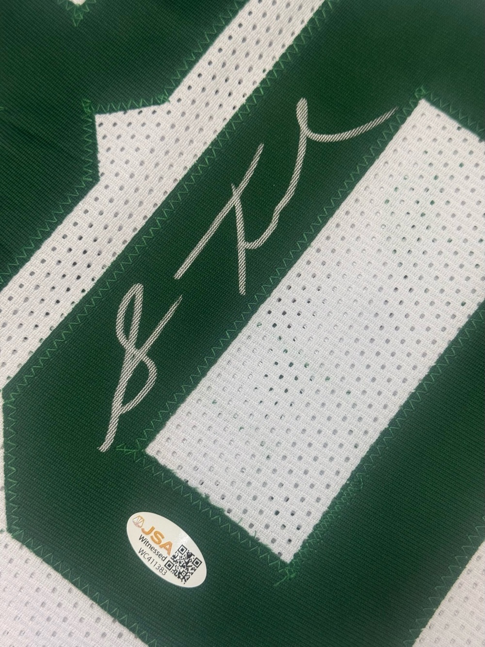 🏀 Sebastian TELFAIR signed JSA authenticated ☘️ Boston Celtics jersey Auto XL